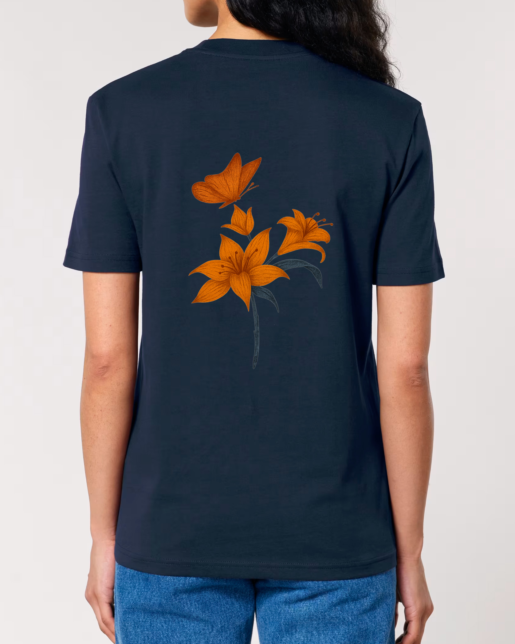 FLORÂ – Tee-shirt Papillon de Feu