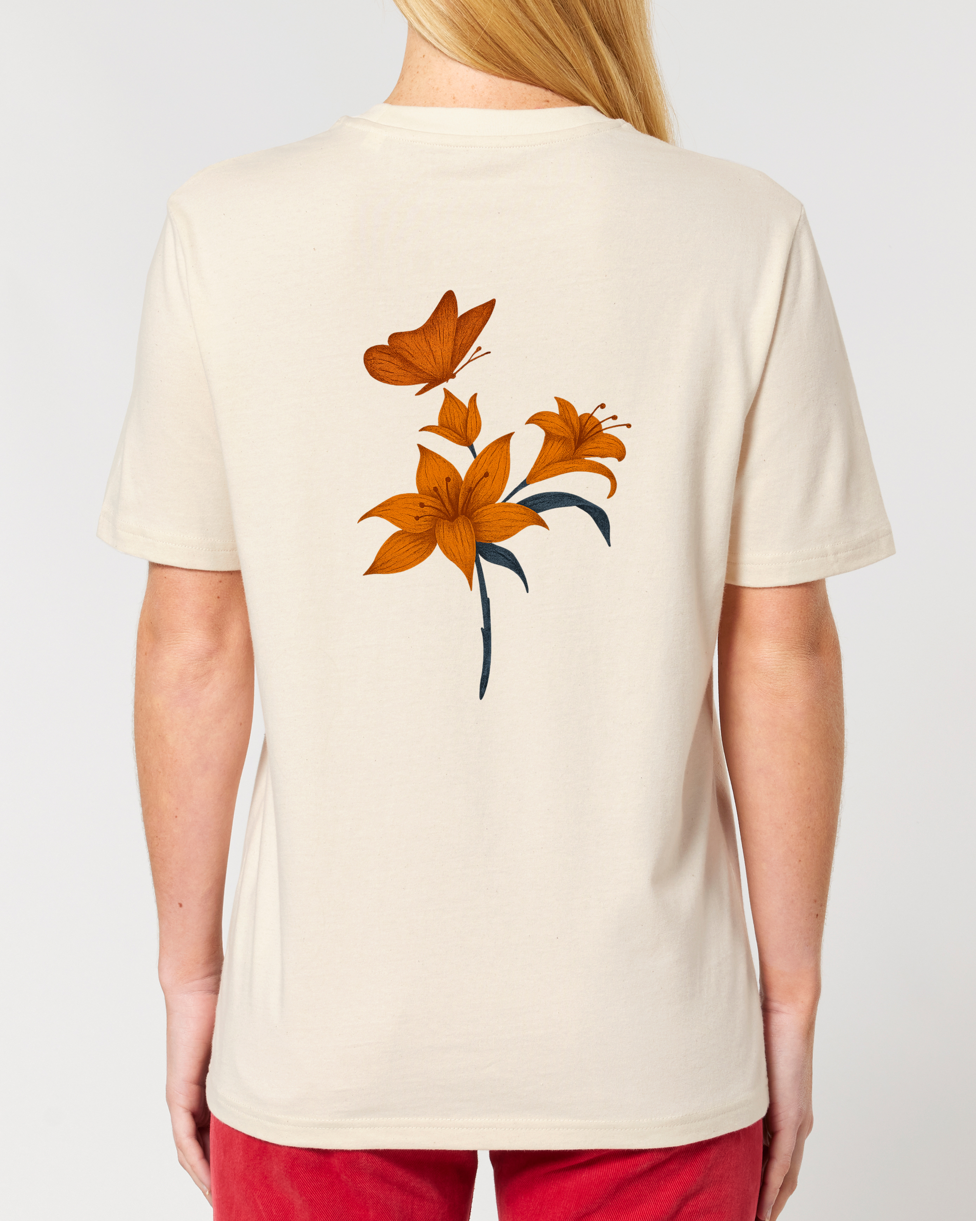 FLORÂ – Tee-shirt Papillon de Feu