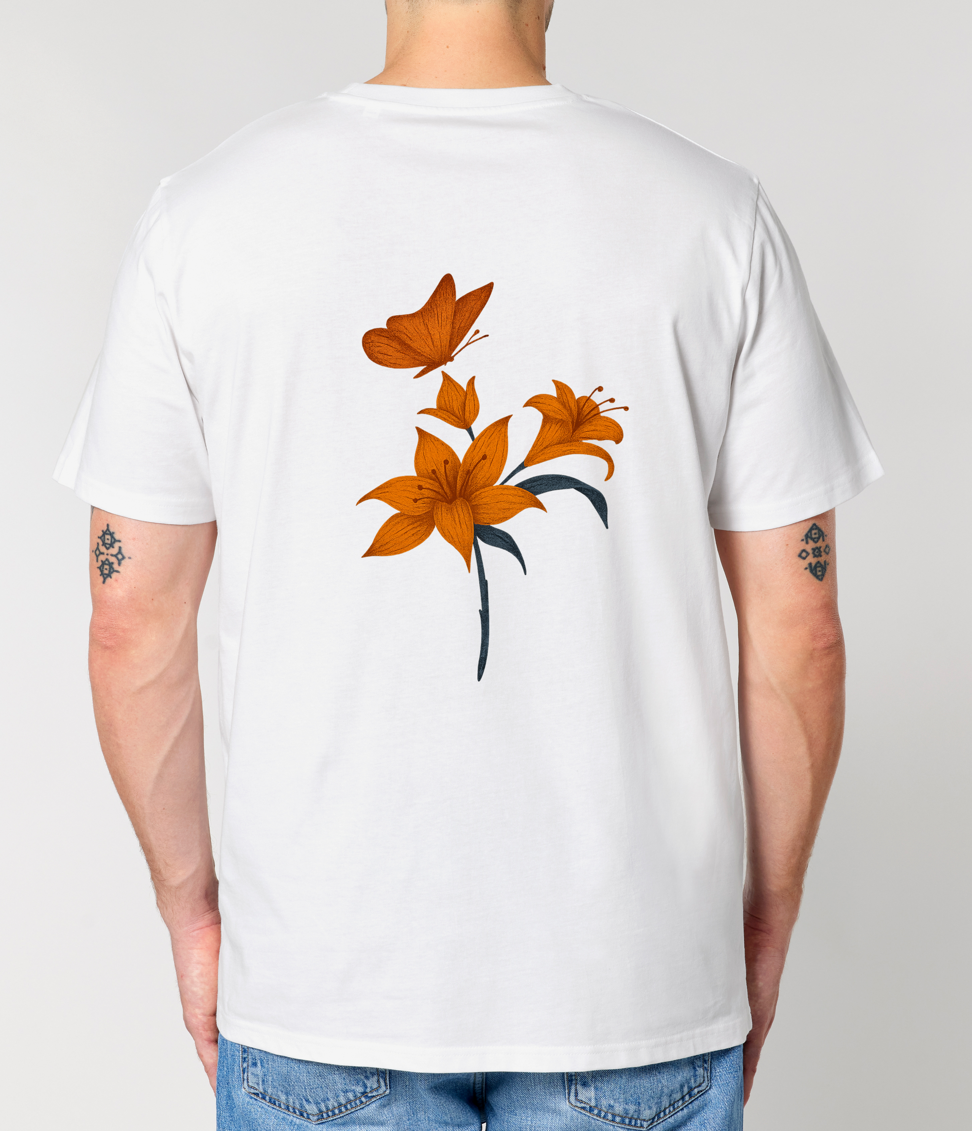 FLORÂ – Tee-shirt Papillon de Feu