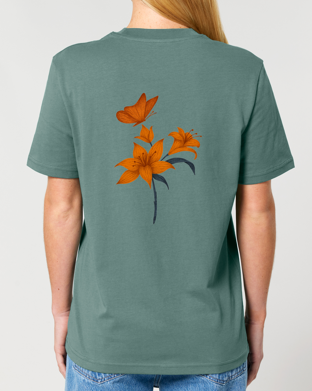 FLORÂ – Tee-shirt Papillon de Feu
