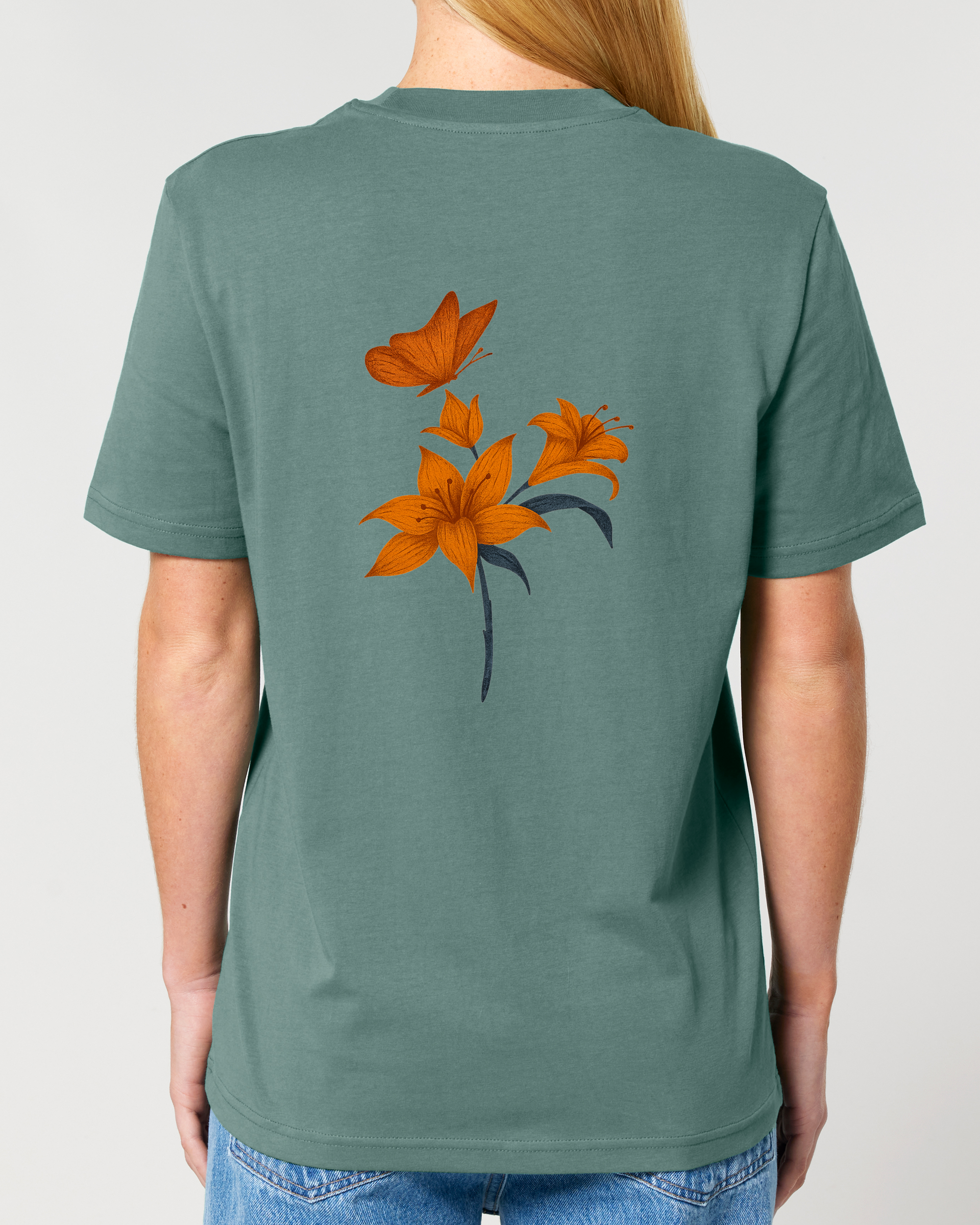 FLORÂ – Tee-shirt Papillon de Feu